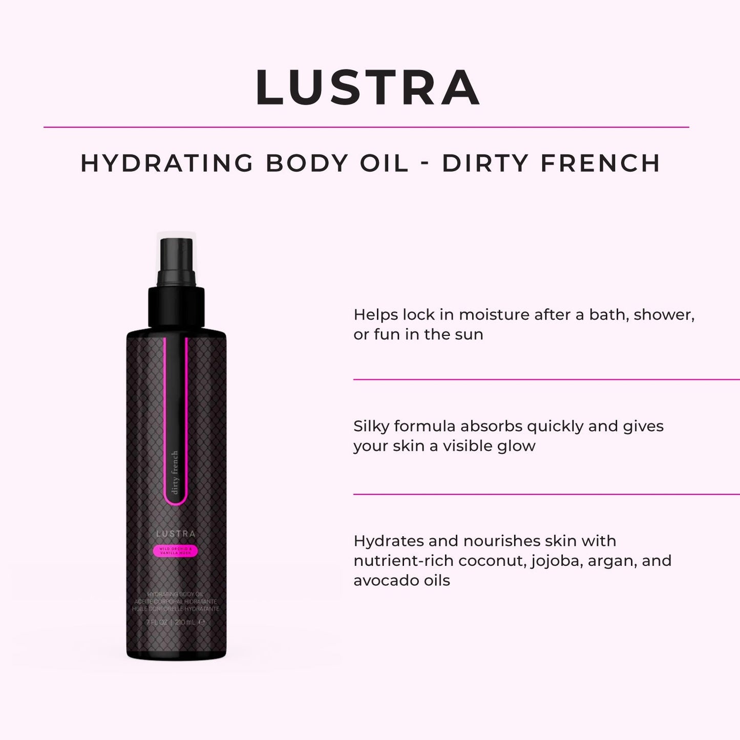 Lustra Hydrating Oil - Dirty French