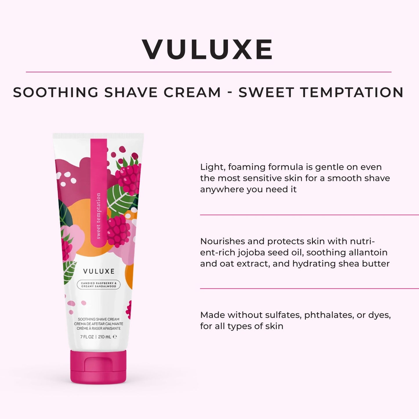 Vuluxe Shaving Cream - Sweet Temptation